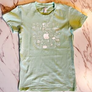 Original Apple Logo T-shirt by American Apparel - Size S